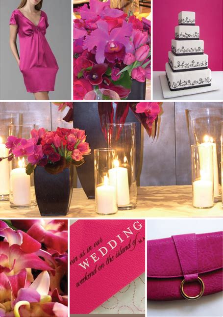Hot Pink Wedding Color Palette