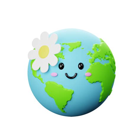 3d Healthy Earth Icon 23405119 Png