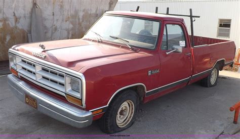 1989 Dodge Ram 100 Pickup Truck In Garden City Ks Item I7641 Sold