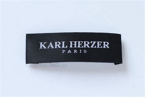 Custom Damask Woven Labels For Clothing Clothingtagscn