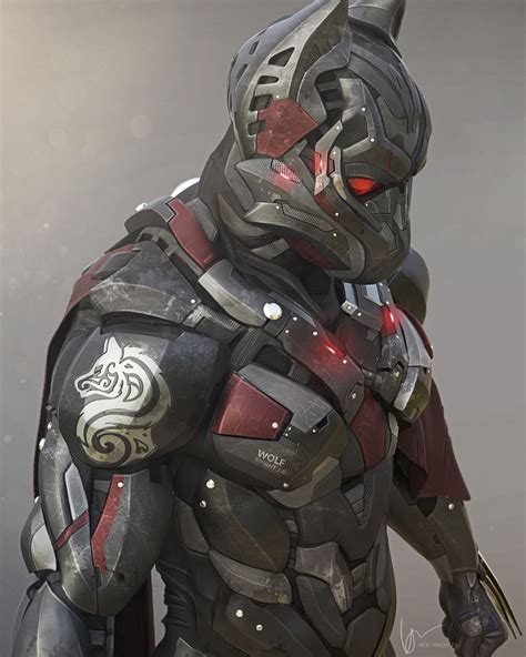 Artstation Wolf Knight Richie Mason Sci Fi Armor Power Armor Suit