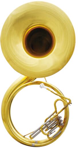 Brass Sousaphone Tuba Bb Pitch Big Bell Size 660mm With Mouthpiece And
