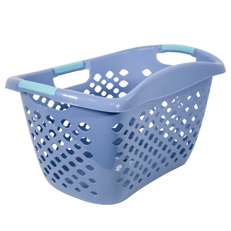 Home Logic Hip Grip Laundry Basket 1.8 Bushel, Blue - Walmart.com gambar png