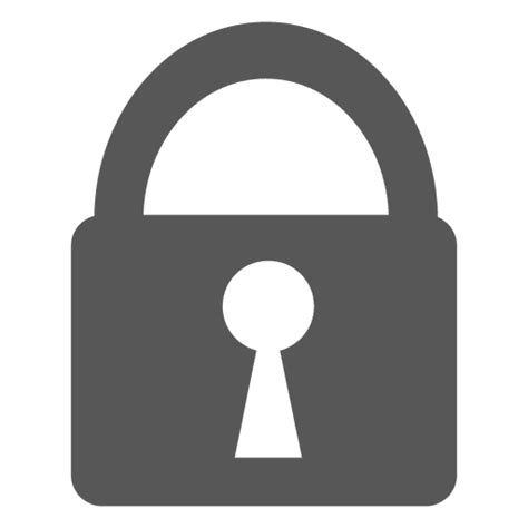 Security Lock Icon Transparent Png And Svg Vector File