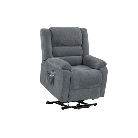 Lane Furniture Buxton 33 Fabric Recliner Power Lift Chair In Gray