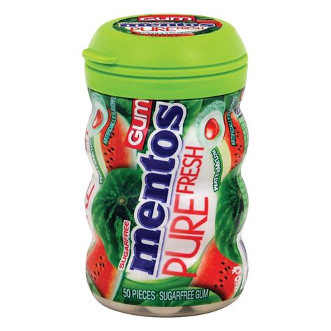 Mentos Pure Fresh Gum Watermelon Shop Gum And Mints At H E B