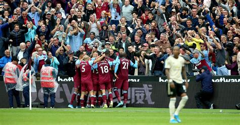 It's west ham who have looked more dangerous in front of goal so far, despite man united seeing more of the ball, but much of it is in midfield and the hosts defence are yet to be tested. West Ham 2-0 Man Utd RECAP: Andriy Yarmolenko and Aaron ...