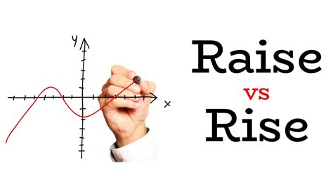 Raise Vs Rise What S The Difference Youtube
