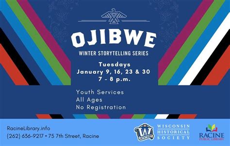 Ojibwe Storytelling With Wisconsin Historical Society Racine Public