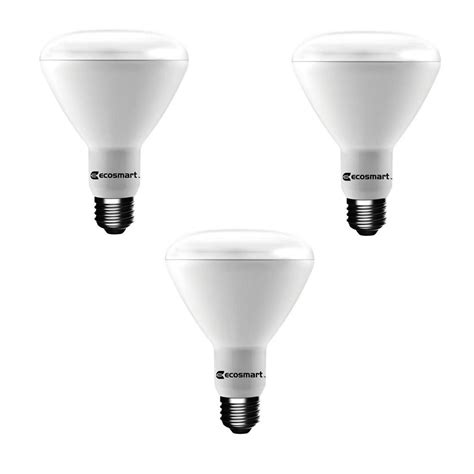 Ecosmart 65 Watt Equivalent Br30 Dimmable Led Light Bulb Daylight 3