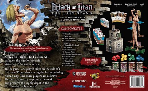 Attack on Titan: The Last Stand - Board Game – alltheanime