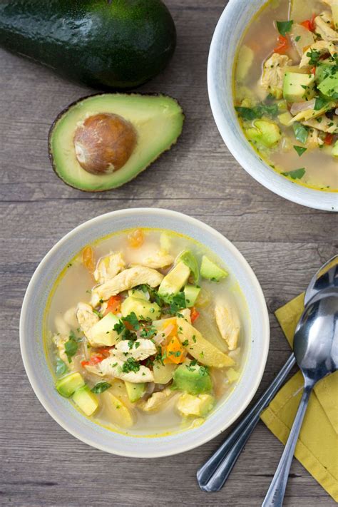 50 g di pomodori ciliegino. Zuppa di pollo e avocado | Ricetta | Ricette di cucina ...