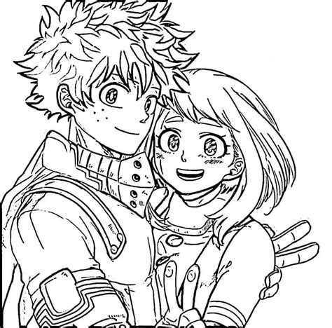 480 Anime Coloring Pages Deku Latest Coloring Pages Printable