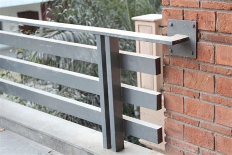 Image result for railing design for house front balcony railing. contemporary exterior metal handrail - Google Search | Railing design, Modern exterior ...