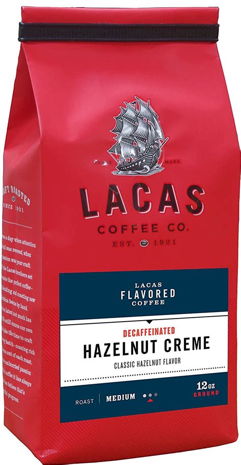 Amazon Com Lacas Coffee Company Flavored Coffee Hazelnut Cr Me