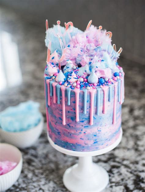 Cotton Candy Cake Recipe Candy Birthday Cakes Cotton Candy Cakes