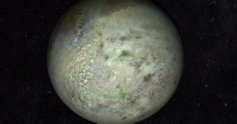 Neptunes Moon Triton Revealed In Stunningly Remastered 1989 Voyager 1