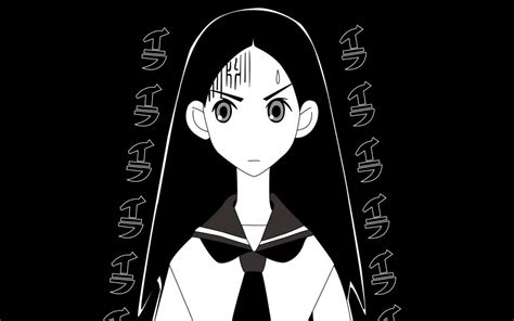 Black And White Sayonara Zetsubou Sensei Black Dark School Uniforms