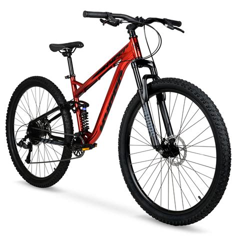 Hyper Bicycles Mens 29″ Explorer Dual Suspension Mountain Bike Red