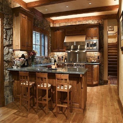 Small Rustic Kitchens Pinterest