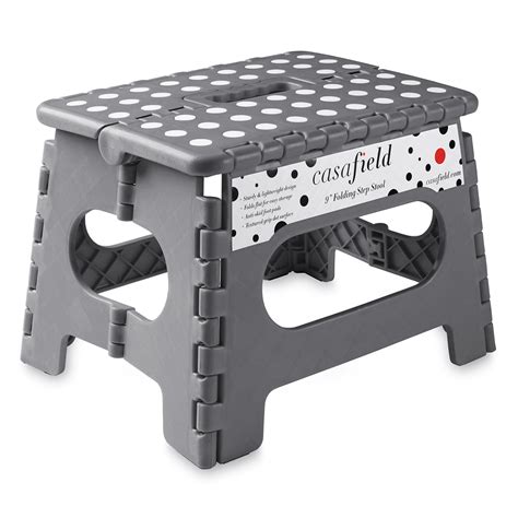 Buy Casafield 9 Folding Step Stool With Handle Portable Collapsible