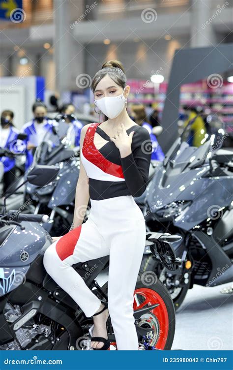 Bangkok November 30 Pretty Moter Expo At The 38nd Motor Expo 2021 On