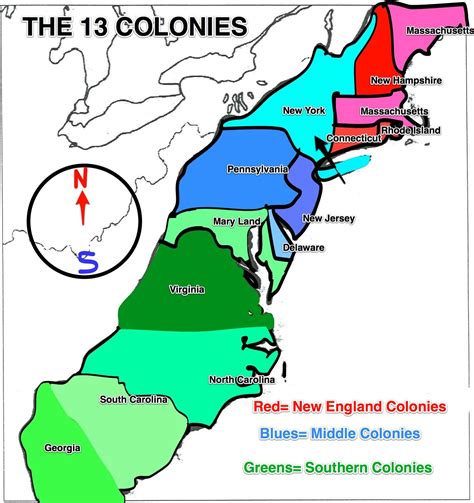 13 Original Colonies Capitals