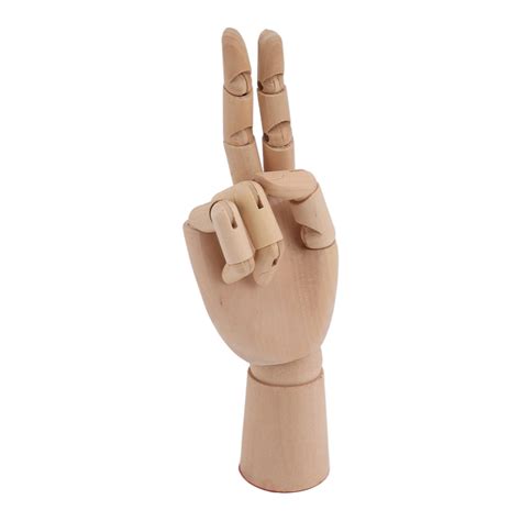 Flexible Wooden Hand Model Moveable Wooden Artists Manikin Hand Figure