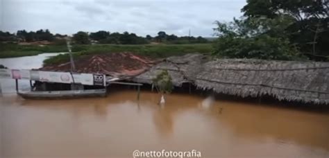 Após Chuvas Nível Do Rio Parnaíba Sobe E Famílias Ficam Desabrigadas