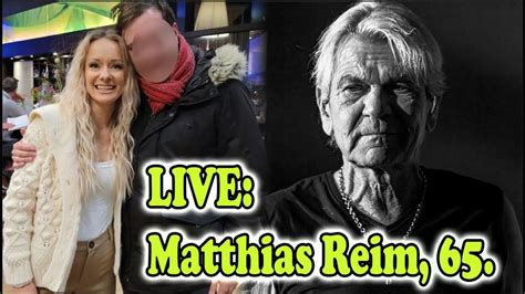 Tod Live Matthias Reim Youtube