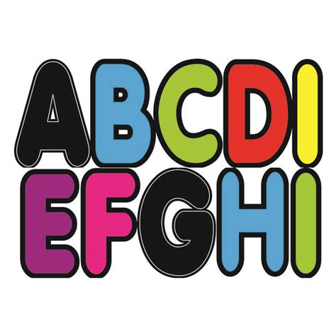 Ashley Productions Assorted Colors 2 34in Designer Magnetic Letters