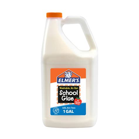 Elmers Liquid School Glue Washable Great For Making Slime 1 Gallon