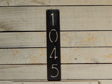 Vertical Address Plaques For House Homesfeed