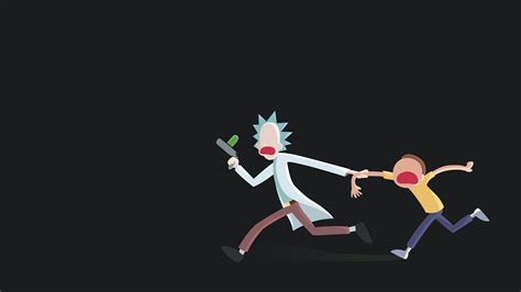 Rick And Morty 4k Minimalist Wallpapers Wallpaper Cave