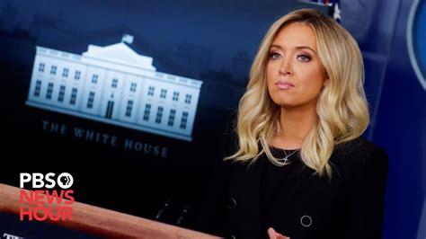 Watch White House Press Secretary Kayleigh Mcenany Gives News Briefing