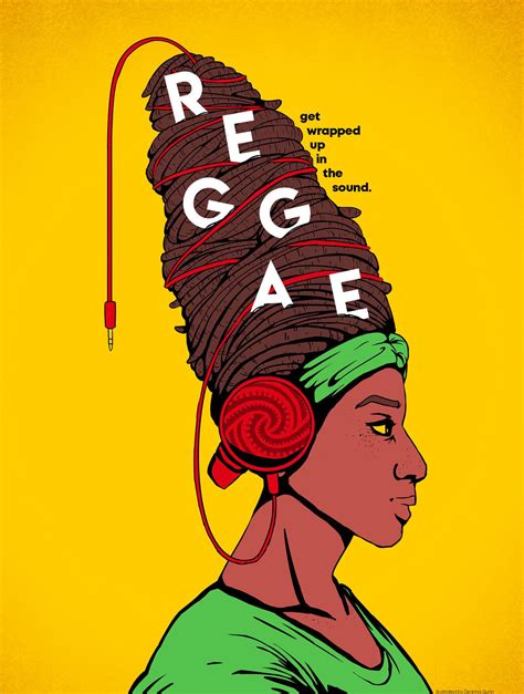 Music Poster Illustration Reggae Deanna Gunn On Artstation At