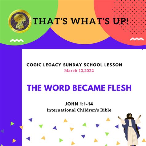 Cogic Kidpack The Word Became Flesh March 13 2022
