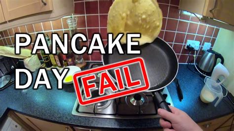 Funny Pancake Day Flip Fail Youtube