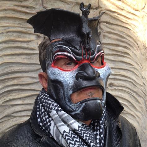 Demon Mask Halloween Mask Black Mask Halloween Costume Etsy