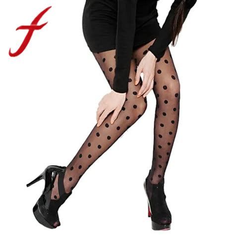 buy feitong women sexy sheer lace big dot pantyhose stockings vintage silk