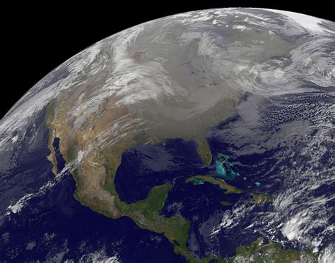 Nasa Issues Satellite Image Of Storm Battered Usa New York And Canada
