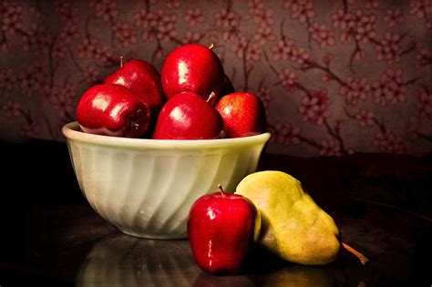 fotos gratis manzana fruta fructífero comida rojo produce bodegón fresa pintura