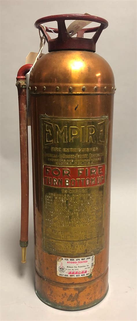 Sold Price Empire Copper Fire Extinguisher April 5 0120 1000 Am Cdt