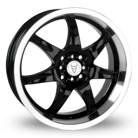 Wolfrace Octane Black Polished 17 Alloy Wheels Wheelbase