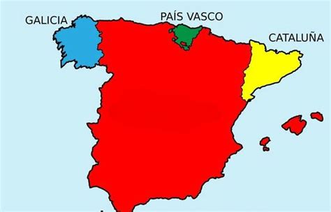 Espanha Mapa Espanha E Ilhas Amantes De Viagens Graphics By Ed