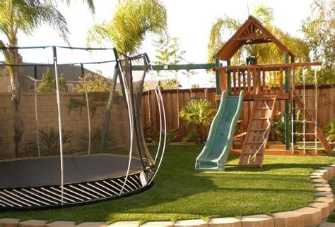Playground Sets For Small Backyard Landscaping Ideas Kids