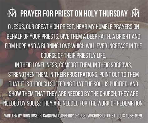 Holy Thursday Prayer For Priests Peg Pondering Again