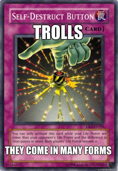 Maybe you would like to learn more about one of these? yugioh troll cards memes | quickmeme | Yugioh Memes | Pinterest | Memes and Anime