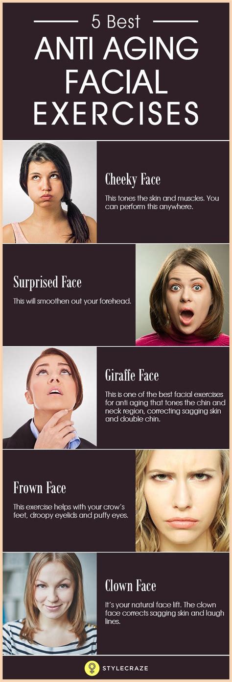 5 best anti aging facial exercises