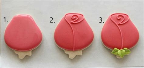 Decorated Rose Cookies For Valentines Day The Sweet Adventures Of